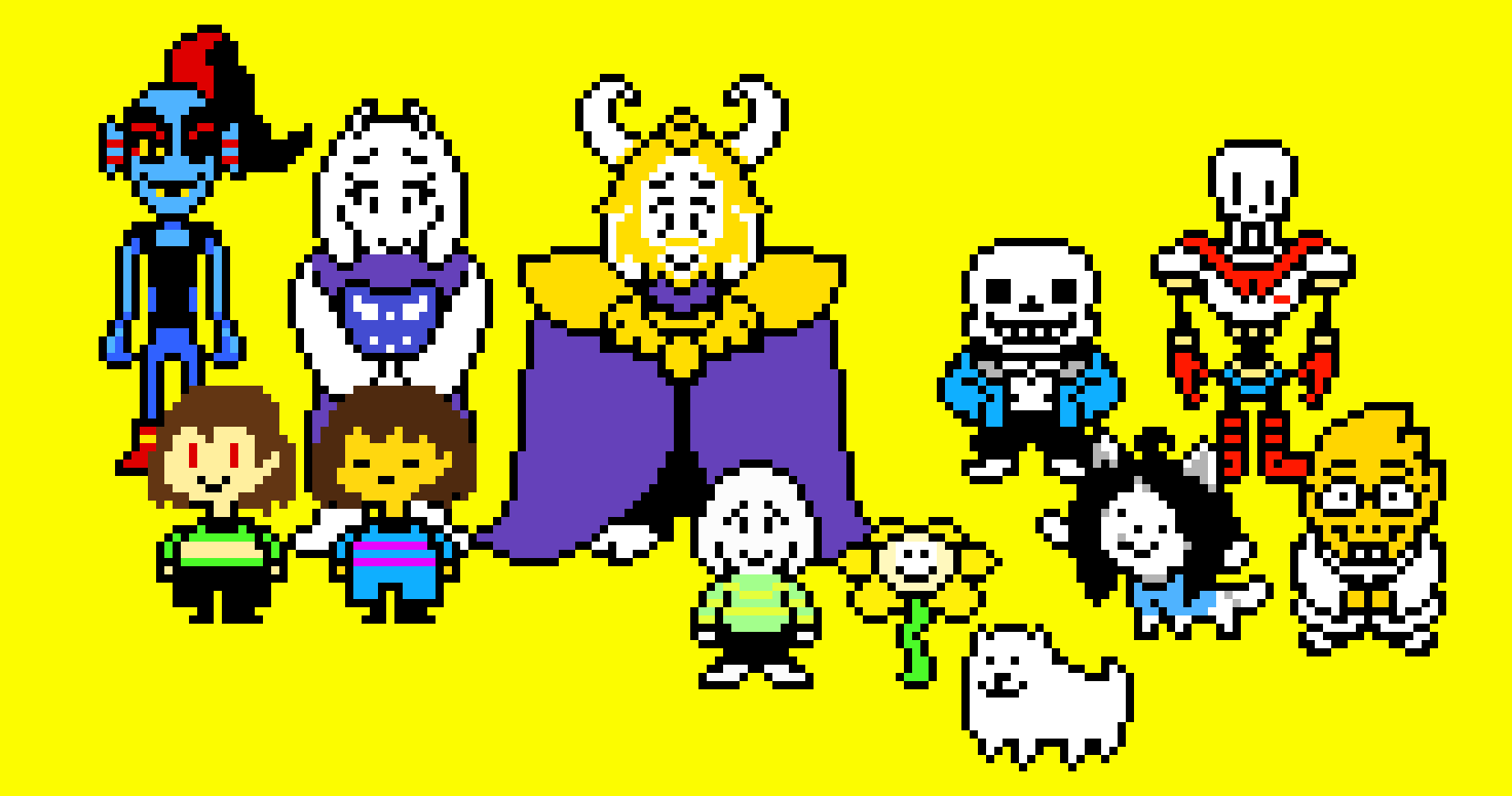 [9664c4] UNDERTALE CHARACTERS