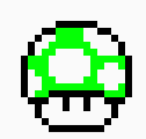 [9664c4] Mario 1UP mushroom