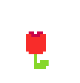 [8dc90b] pixel art rose