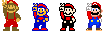 [25bc45] Super Mario Peace Signs