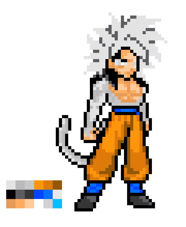 [58fd2b] Lunar Saiyan Ultra Instinct Goku