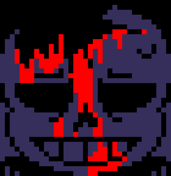 [7ce906] *(Demented held his head, then stumble.) Ah shit... -HorrorTale Sans