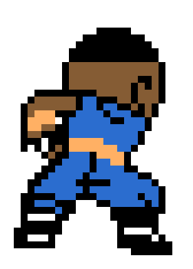 Harvey's Preparing Kamehameha Stance