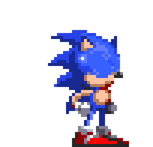Sonic 2 Sprite: But Without Eyes