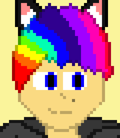 hey guys can yall give me a few ideas on what else to add on this sprite(idk what to add)-rainbowfox2011