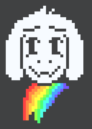 [6a7b6a] (Imma just use my Asriel Sprites) I love the community here, Its funny and just so random but..    -6a7b6