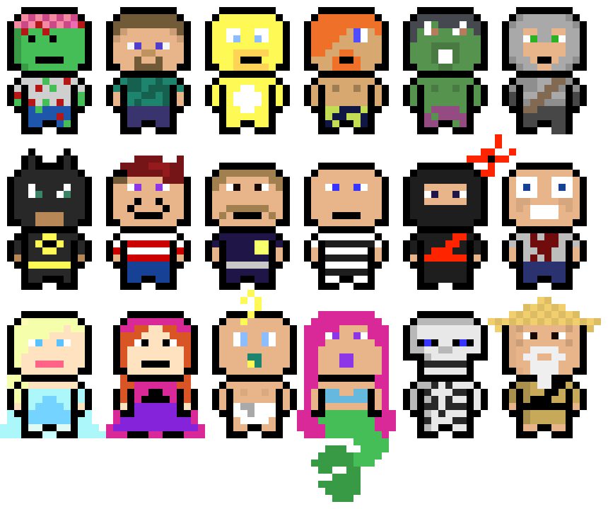 [9664c4] Pixel People
