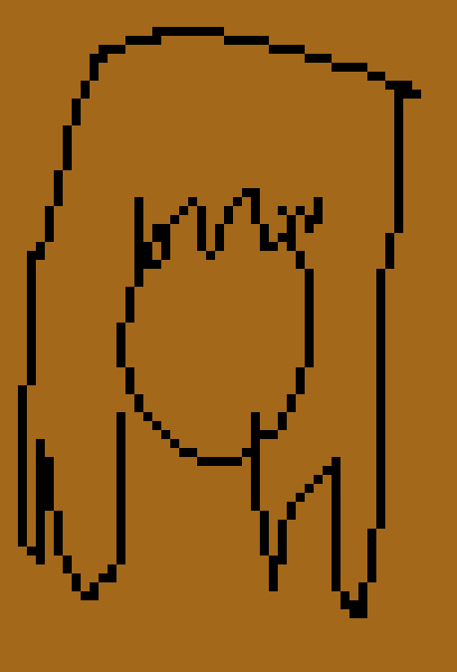 [339e98] Lowk do not know how to draw hair that isn’t just like, this, prolly need to study it o algo