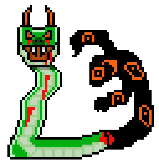 [e4de0b] Smiling Serpent Damaged