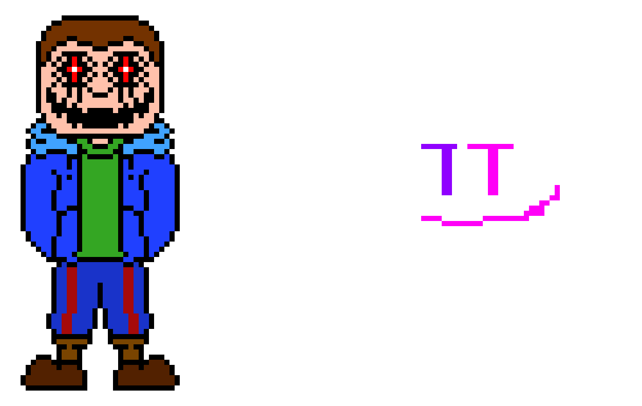 [c7ca69] I was gonna make a more human like mouth ... but since you just immediately scream at me  ... yeah ... this doesn't look good does it?