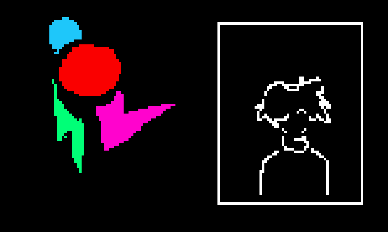[f421bf] its like i can see color normally? or like im supposed to, as beforehand, the colors blurred and dimmed in uninteresting ways, but i used to view colors like sections and lines so to speak. and thats whats happening, odd isnt it?