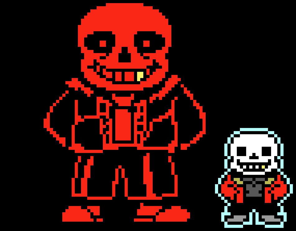 [b9e2a4] DN! Underfell sans battle sprite