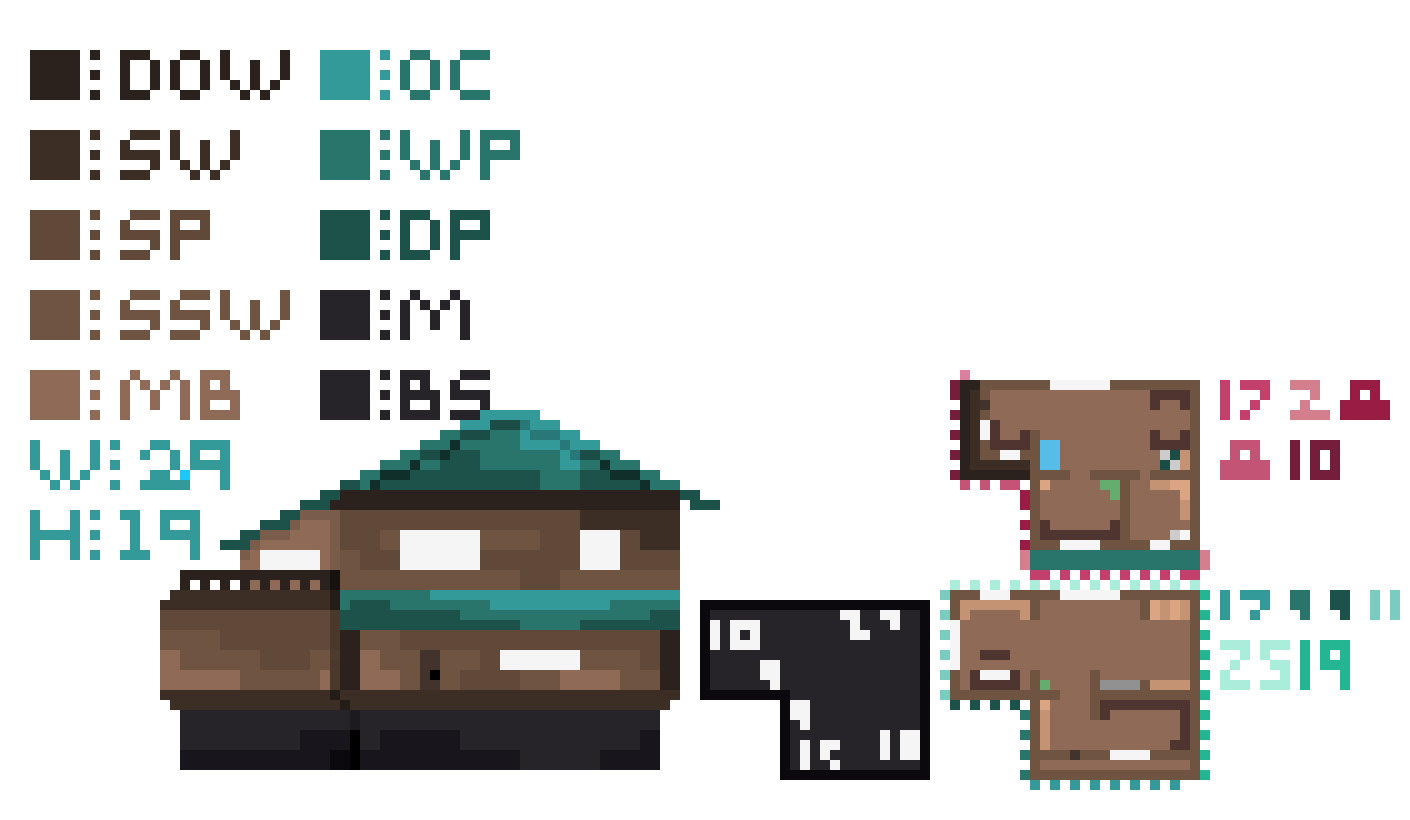 [83eb87] Minecraft build blueprint