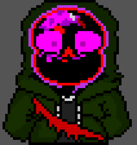 -throws in the decade corpse of his friends during the MM- -Insanity!Sans
