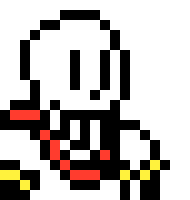 [95be89] This Papyrus, sprite comes from a Undertale, FAN GAME... A Christmas one that JackSepticEye, actually played long ago
