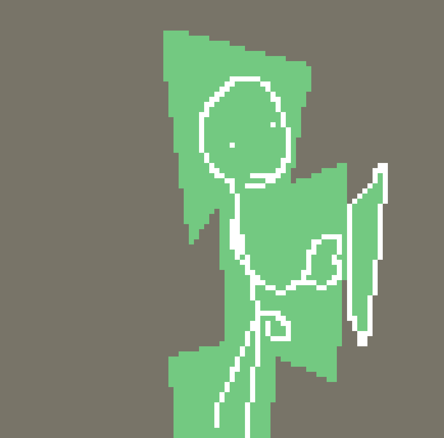 [287020] the green void white stickman does not concern himself with the black void white stickman
