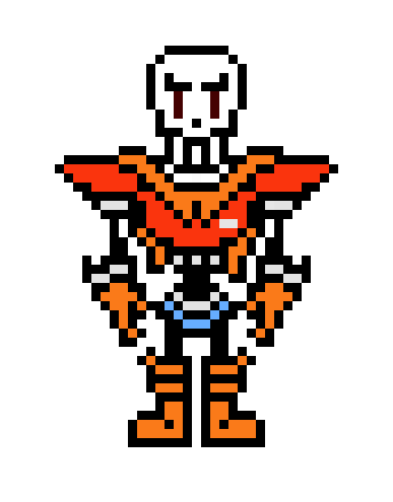 VulcanTale Papyrus Overworld Sprite