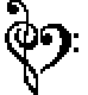 [9664c4] Treble/Bass Heart