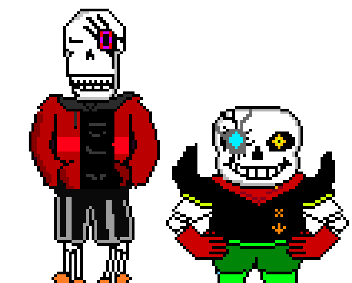 [9664c4] darkswap sans and papyrus