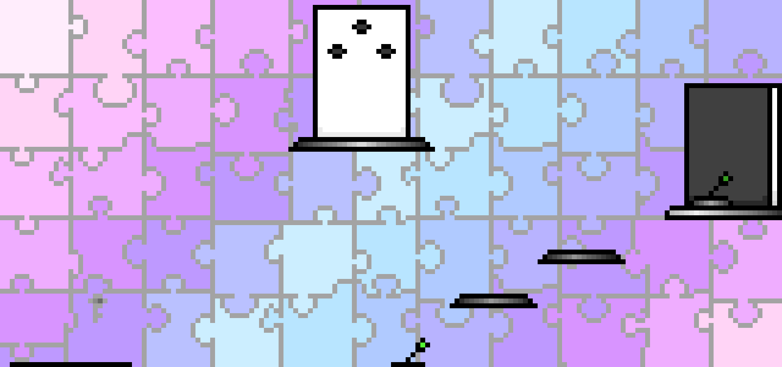 Puzzle 2 viable key hole closed invisible door 
