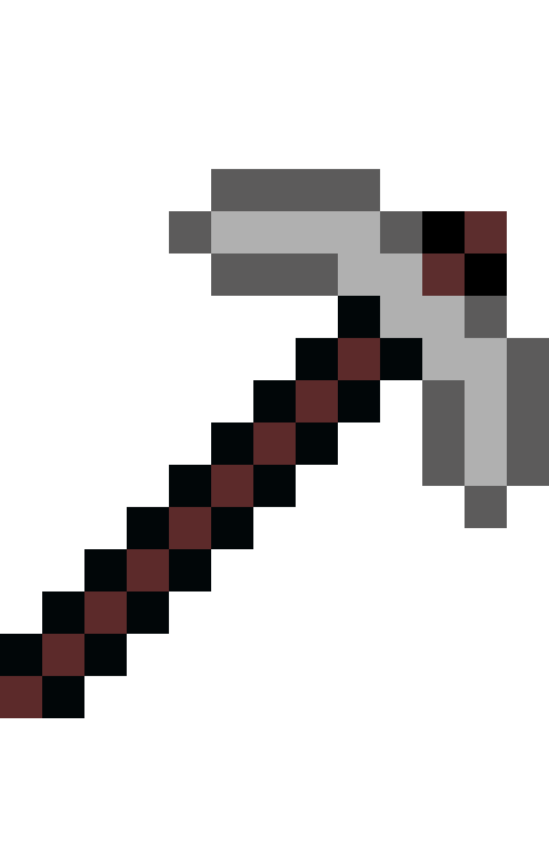 Minecraft iron pickaxe