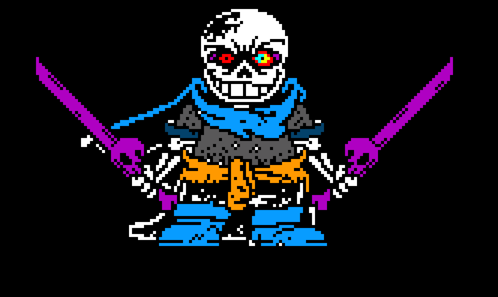 [b99fff] Dusttrust Sans Sprite Phase 1