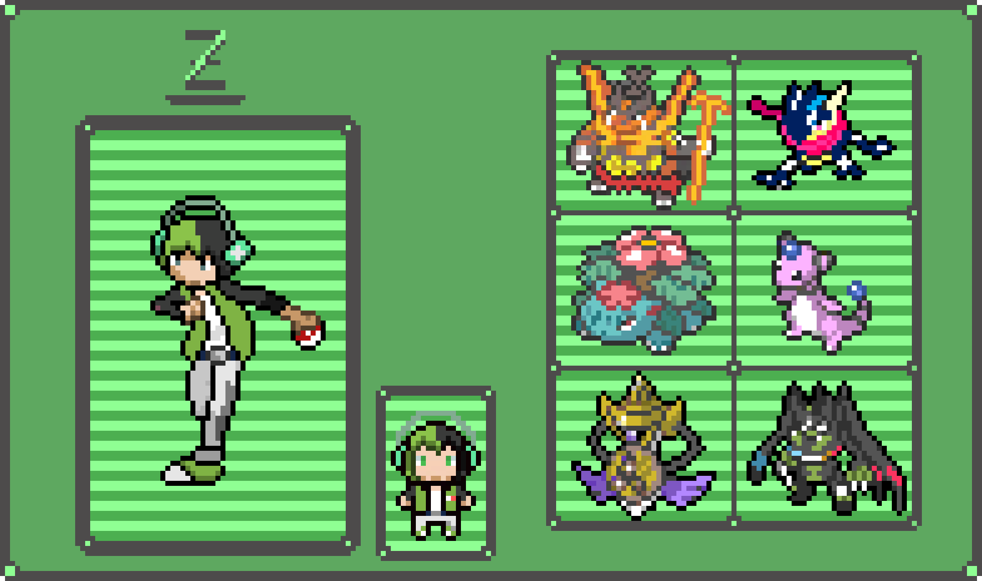 [0031a6] Pokemon Z Sprite + team + megas + 100% Zygarde