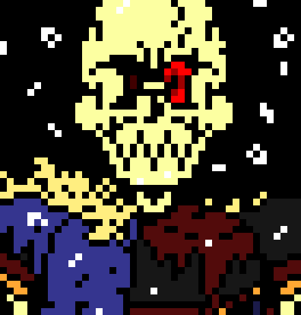 [2fbf6b] ``Thats not nice sans.`` * He appears behind them, now watching *