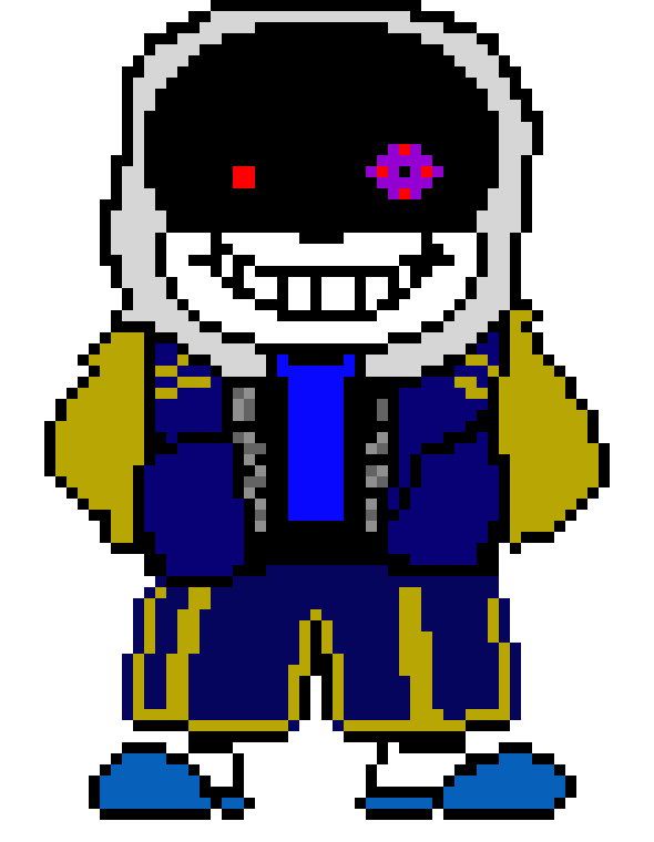 Outerdust Sans Sprite Take by Casualteam