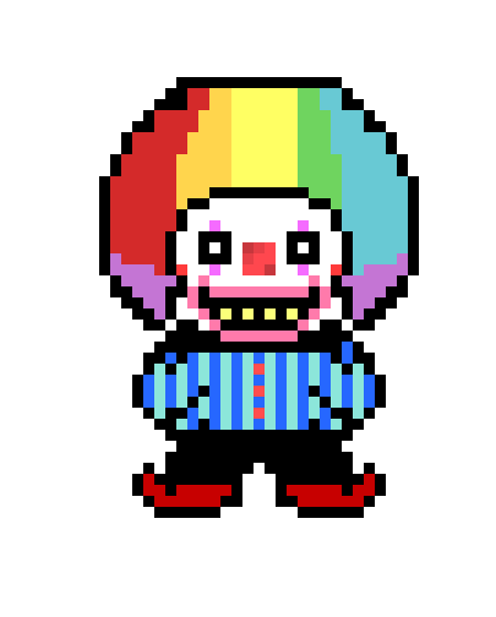 Sans As A Clown, pretty weird but okay. 