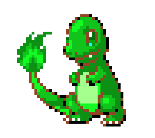 [9664c4] Green-Coloured Charmander