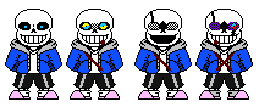 [17dff4] last breath sans sprites phase 1-4 