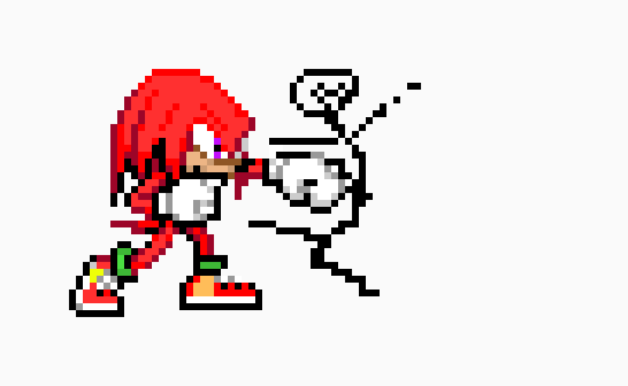 [1a3048] Knuckles the Echidna vs steve