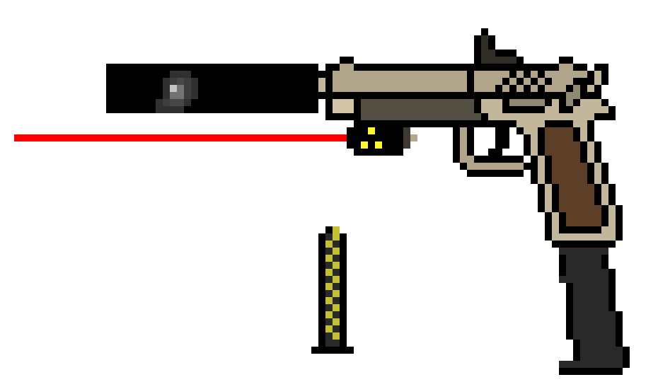 [4d4d9d] Silenced pistol
