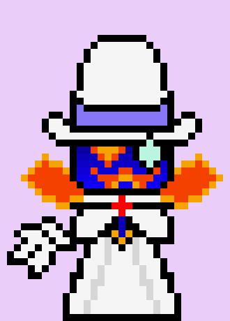 [05b0c1] (Perfect! And this looks wayyyy better than I thought it would. Meet Count Bleck.)