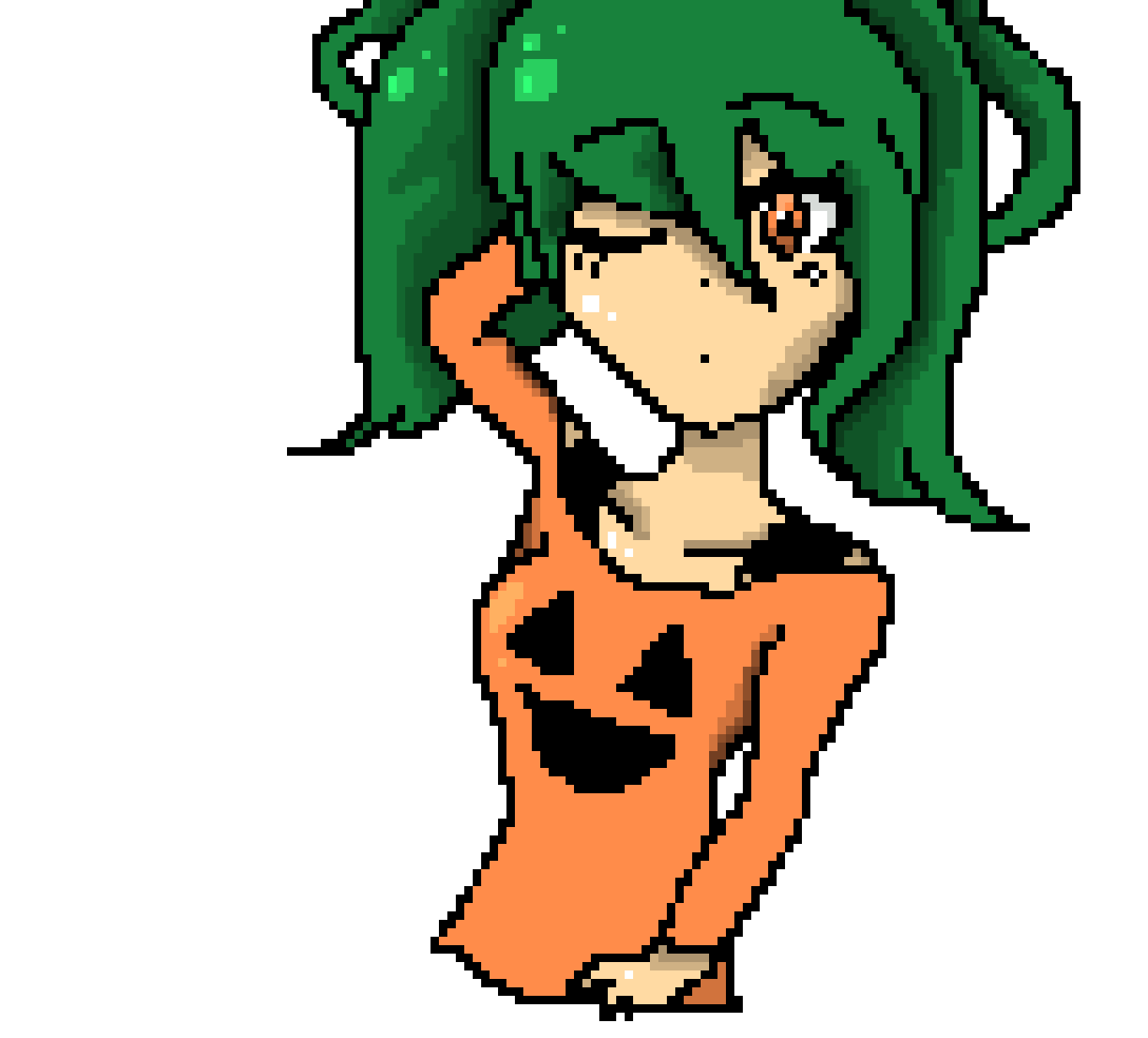 [9664c4] Pumpkin Halloween Girl