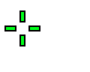 [b70096] Green Crosshair