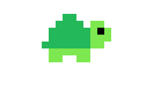 [f3fc97] turtle pixel art
