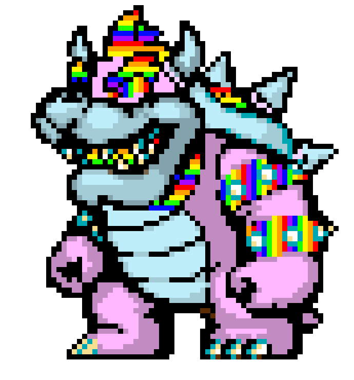 [9664c4] rainbow cloud bowser