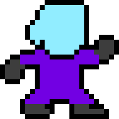 [9664c4] PurpleAstronautWalking