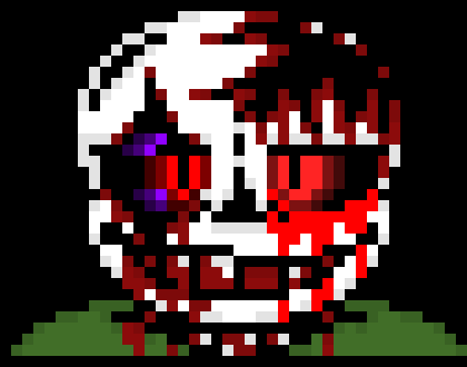 [57dac4] (did FT Horror get his eye ripped out or nah?) *chilling on a bench in TerrorTale*