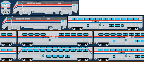 P42DC with Superliner [Phase III]