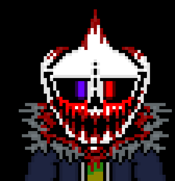 [57dac4] *sign language: were both Terror AU's, i cant speak due to my head being a blaster*