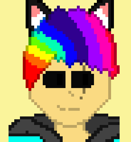 [401102] *...FUCK YOU WEIRD ASS FACE!! *runs off and bumps into f3*..-rainbowfox2011