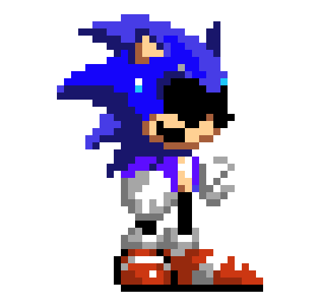 [7a5729] Sonic (Segatale) Sprite - Black eyes
