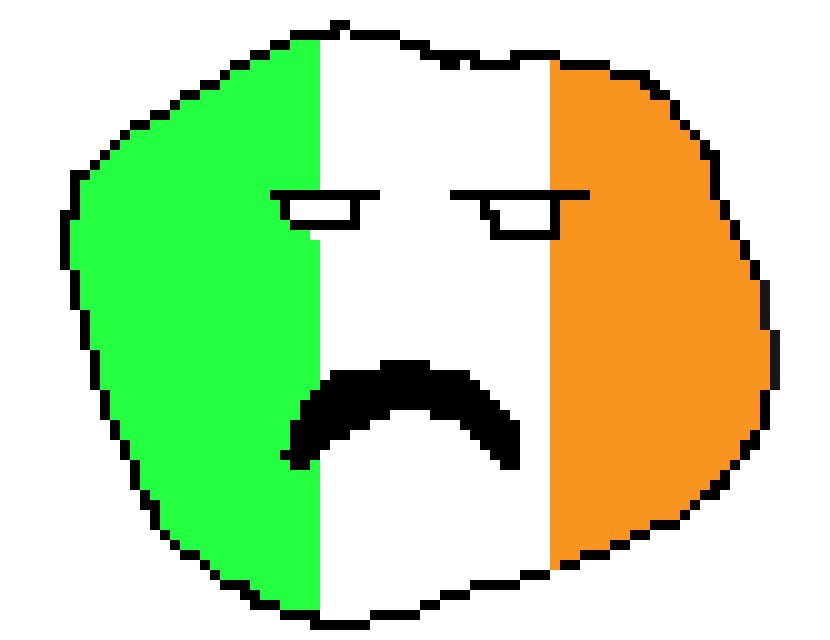 [b618ac] john harley as the irish countryball 