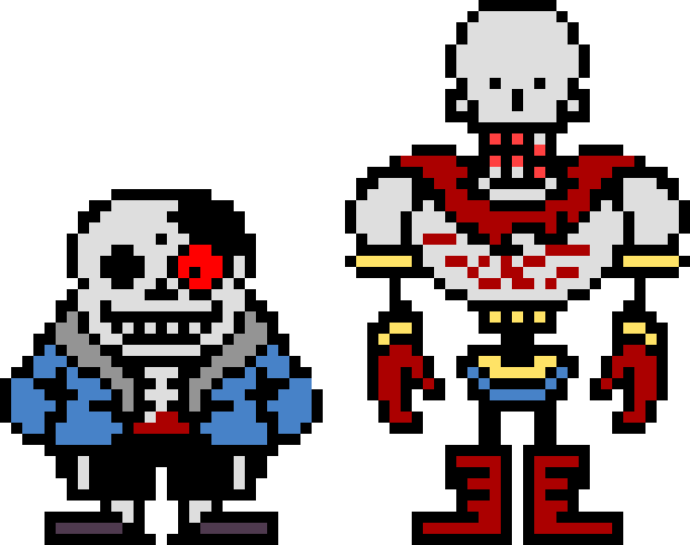 [1edb3d] Horrortale sans and papyrus