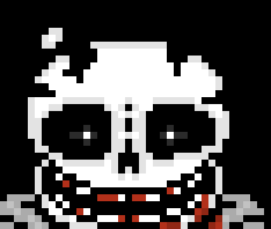 [888202] "killer sans started beating him up, somehow streching his limbs and spine, making insanity sans taller" XD