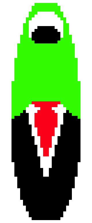 [0e64bf] green dude for something