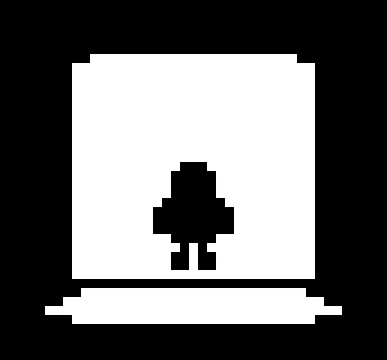 [35dc76] [A beep is heard, suddenly, a door starts to open upwards, revealing a figure standing in the doorway]
